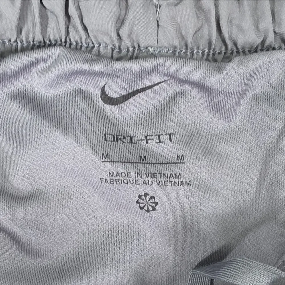 Nike Dri-FIT Women’s Gray Mesh Running Shorts w/ Liner Drawstring Lightweight